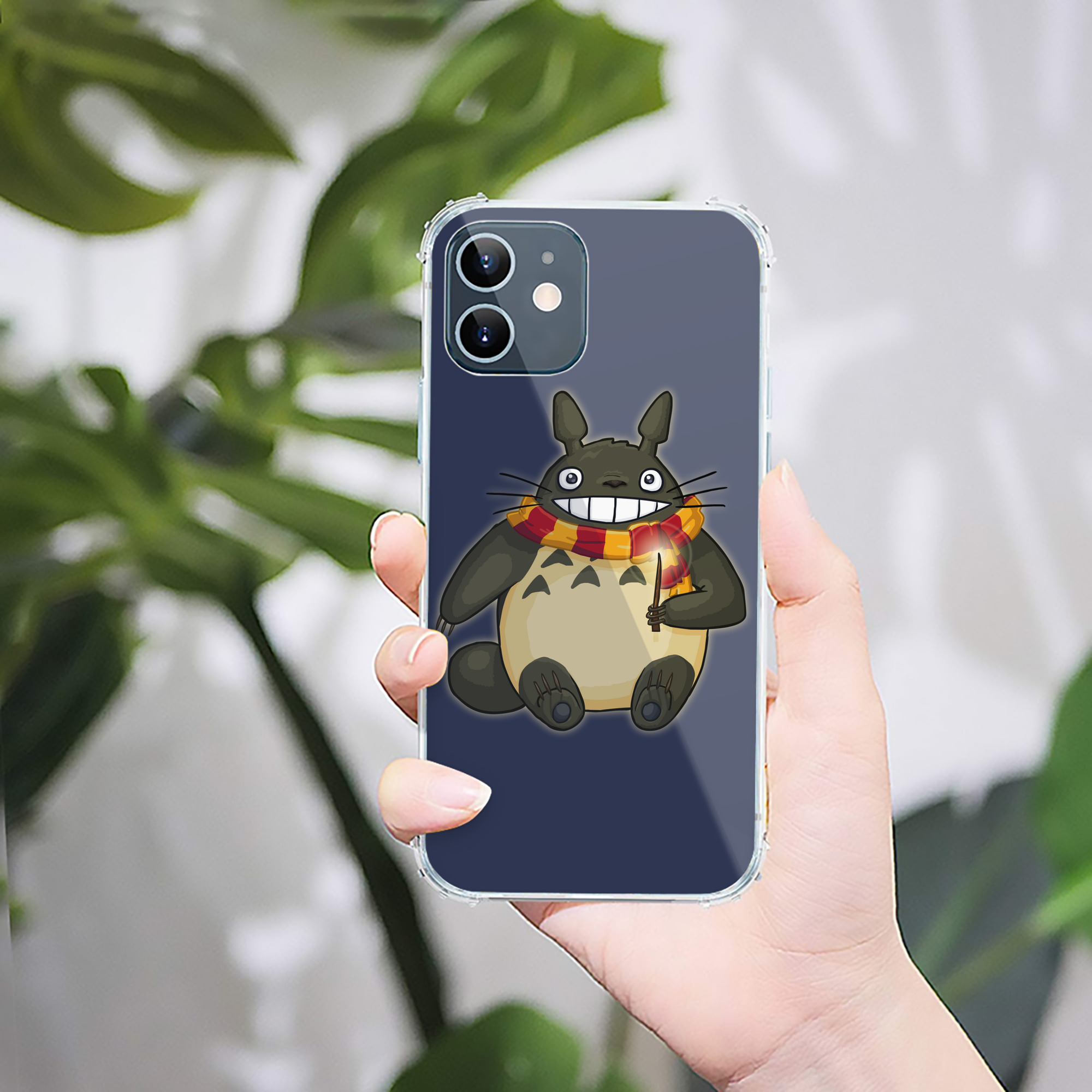 （画像用） となりのトトロ 草壁メイ 草壁サツキ My Neighbor Totoro Satsuki Kusakabe Mei Kusakabe 【iPhone 12シリーズ対応】透明スマホケース（クリアソフトケース）